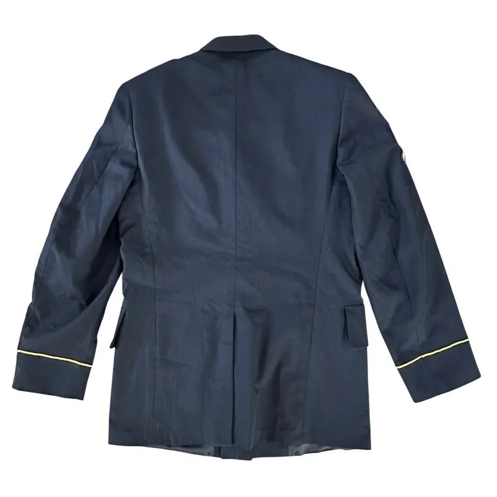 United States Army Service Uniform Dress Blue 450 ASU Jacket Coat Poly Wool 37RC